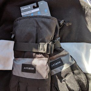 Hurley snow ski gloves L/XL comfy fit